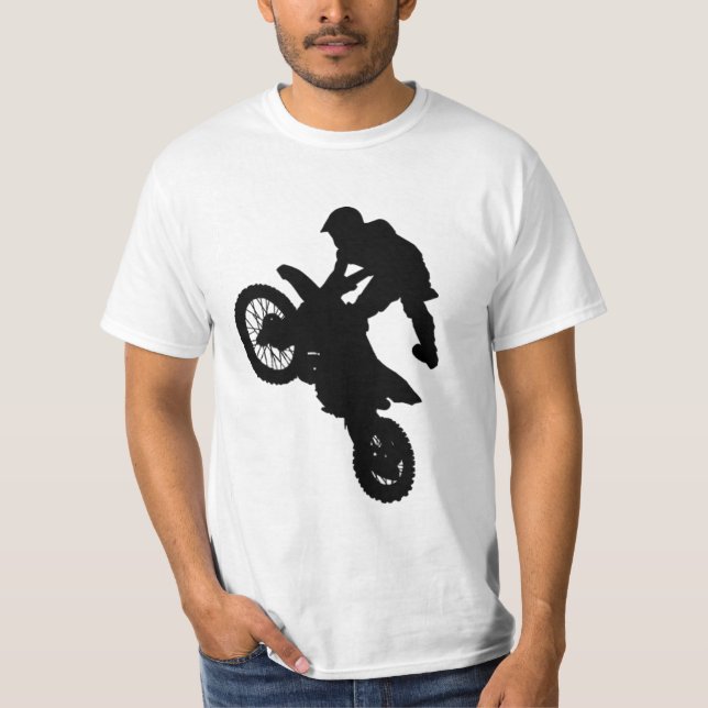 T-shirt moto de bicicleta suja (Frente)