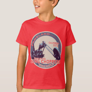 T-shirt Motocicleta extremamente longa do INTERRUPTOR