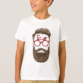 T-shirt Motociclista do hipster