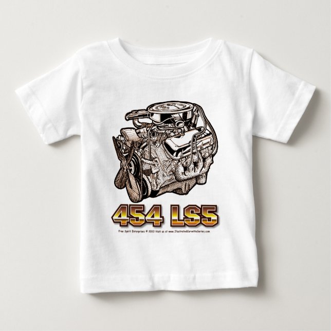 T-shirt Motor 454 LS5 (Frente)
