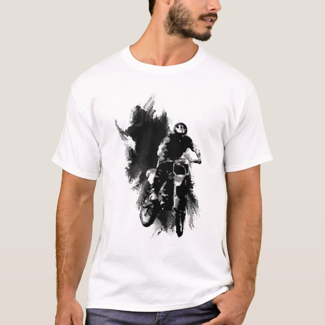 T-shirt Motor Cross Grunge (Frente)