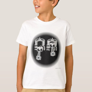 T-shirt Motor de dois cursos
