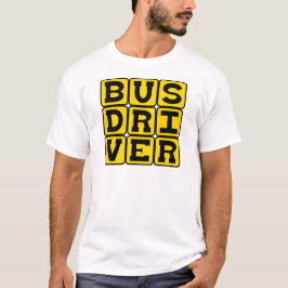 T-shirt Motorista de Ônibus, Profissão de Transporte