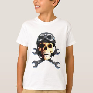 T-shirt Motorista Skull b