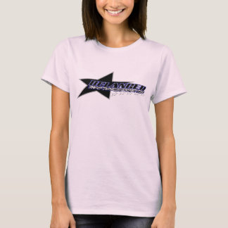 T-shirt Motorsports do Belanger das mulheres que compete o