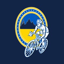 T-Shirt MOUNTAIN BIKE RIDE DA UCRÂNIA DE CICLAGEM