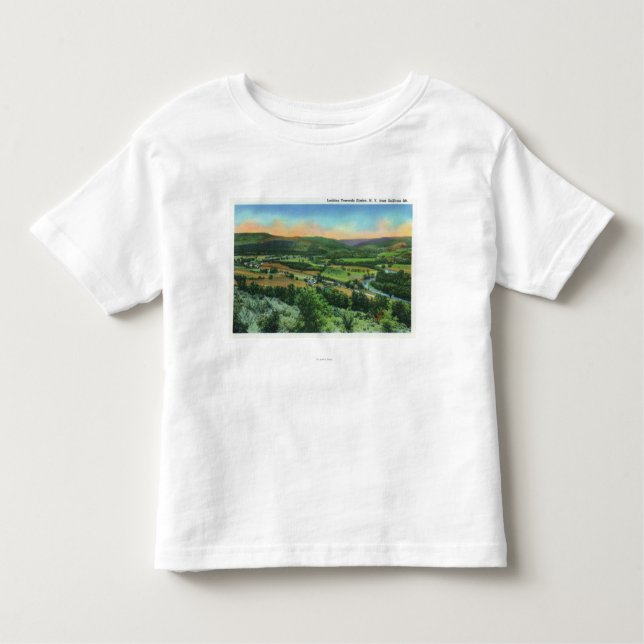 T-shirt Mountain View de Sullivan da cidade (Frente)