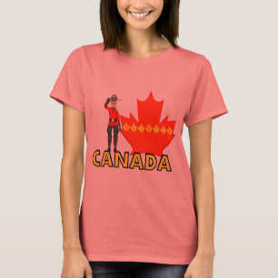 T-shirt Mountie canadense