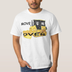 T-shirt mova-se sobre o T