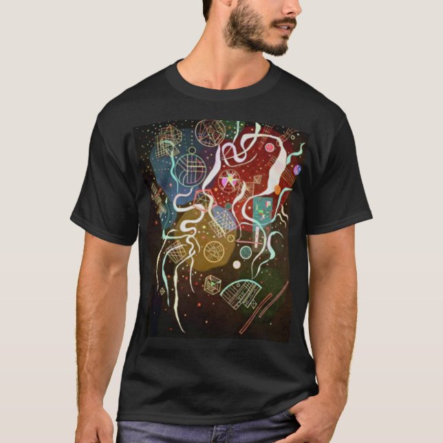 T-shirt Movimento Kandinsky I - Pintura Abstrato (Frente)