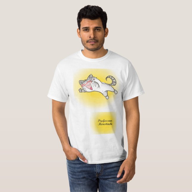 T-shirt MrMoustache (Frente Completa)