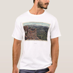 T-shirt Mt. San Bernardino, borda O o mundo Hwy
