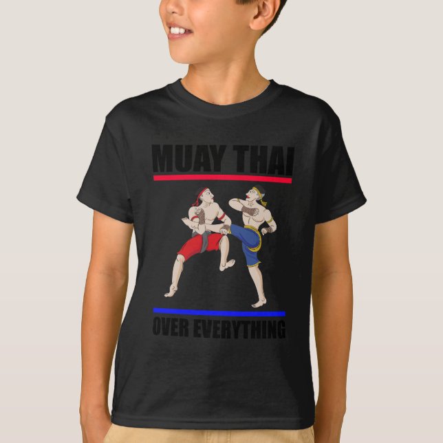 T-shirt Muay Thai sobre tudo (Frente)