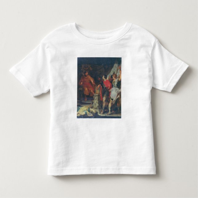 T-shirt Mucius Scaevola antes de Lars Porsena, c.1618-20 (Frente)