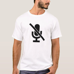 T-shirt mudo do pictograma