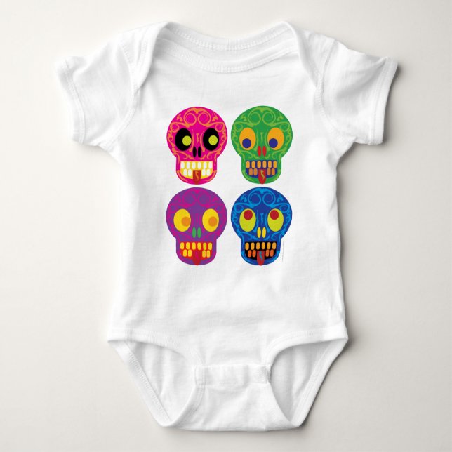 T-shirt Muertos do diâmetro de los TODOS los (Frente)