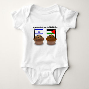 T-shirt Muffin do conflito palestino-israelita