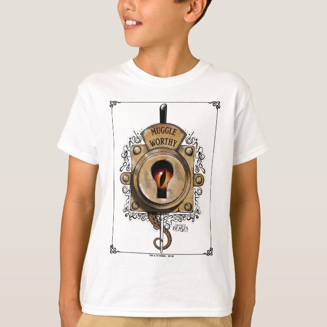 T-shirt MÚGLE WORTHY™ Lock (Frente)