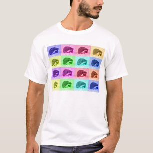 T-shirt Muitas matiz dos ouriços