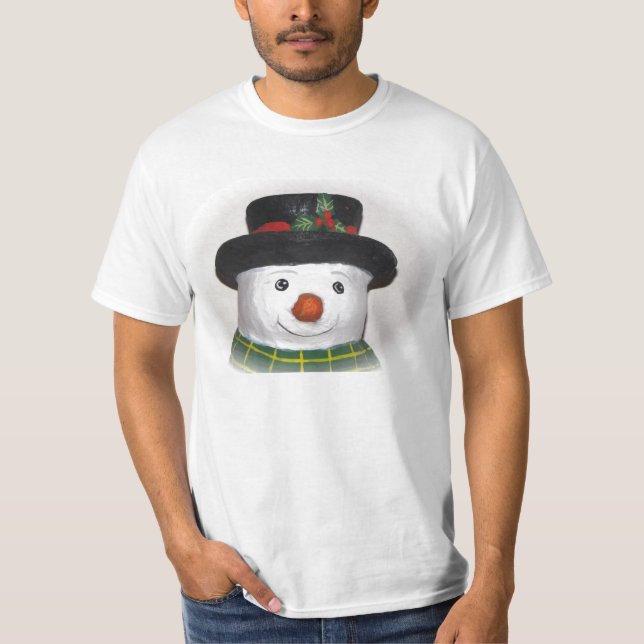 T-Shirt Muito Bonito Snowman (Frente)