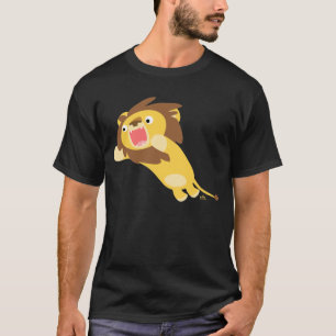 T-shirt muito com fome do leão dos desenhos
