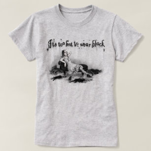 T-shirt Muito quente para Vestir preto