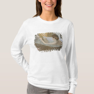 T-shirt Mulher de Edgar Degas em seu banho, limpando seu