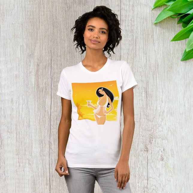 T-Shirt Mulher De Verão (Criador carregado)