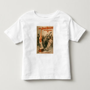 T-shirt Mulher Dunking em Poster de Cerveja