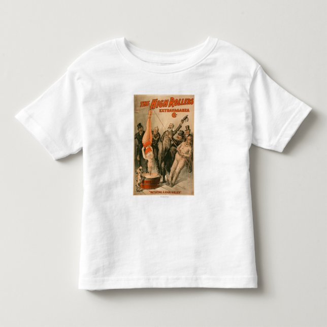 T-shirt Mulher Dunking em Poster de Cerveja (Frente)