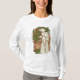 T-shirt Mulher em um vestido branco, 1896