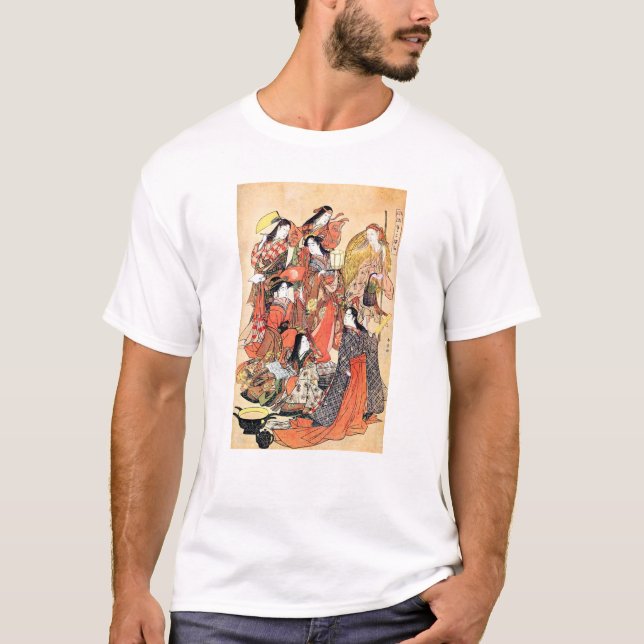 T-shirt Mulher japonesa tradicional oriental legal (Frente)