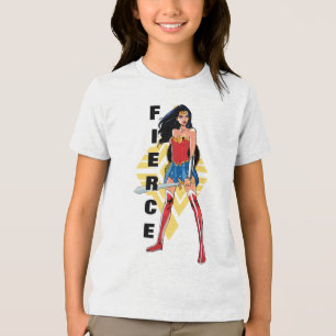 T-shirt Mulher Maravilha Com Espada - Feroz