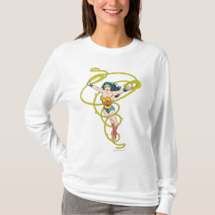 T-shirt Mulher-Maravilha em Lasso