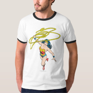 T-shirt Mulher Maravilha segura Laço 2