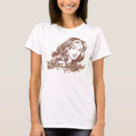 T-shirt Mulher Marrom