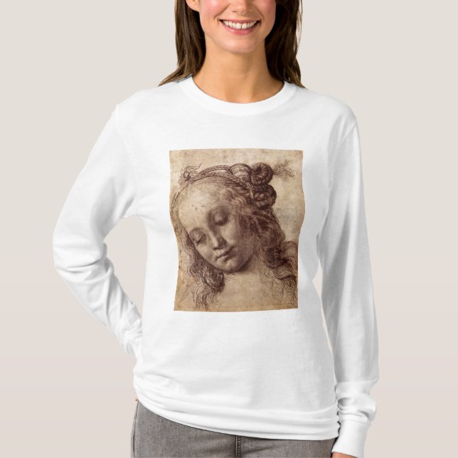 T-shirt Mulher que olha para baixo (Frente)
