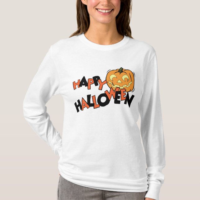 T-SHIRT MULHERES DE HOLLOWEEN (Frente)