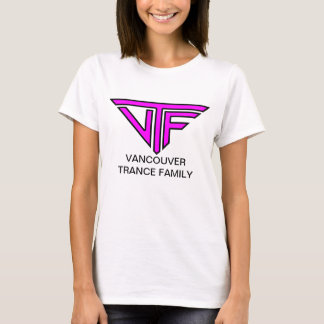 T-shirt Mulheres de VTF (logotipo cor-de-rosa da beira com