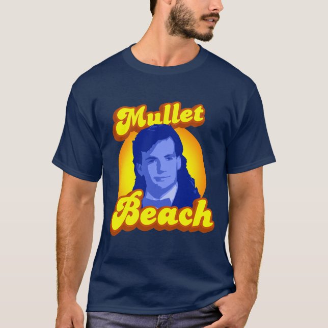 T-shirt Mullet Beach wackest (Frente)