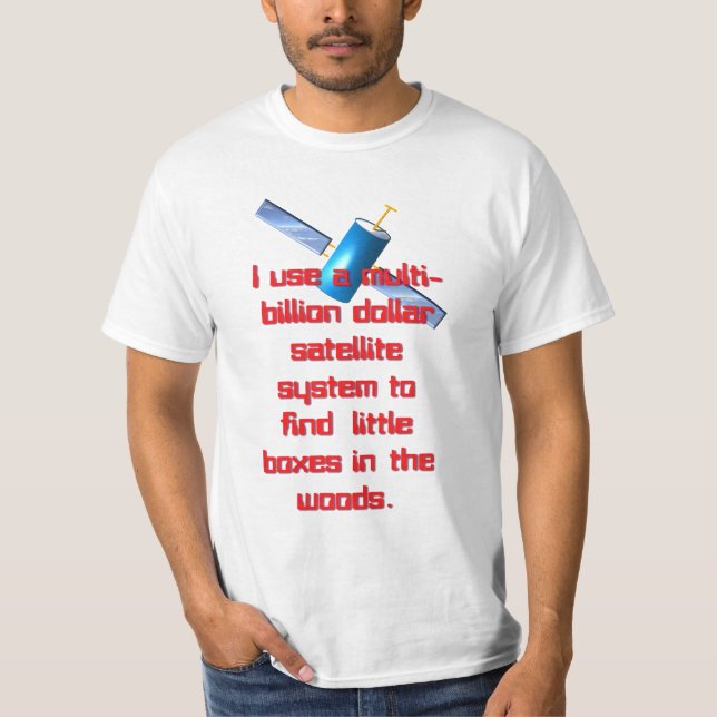 T-shirt Multi-bilhão sistema satélite (Frente)