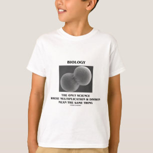 T-shirt Multiplicação da divisão de ciência da biologi