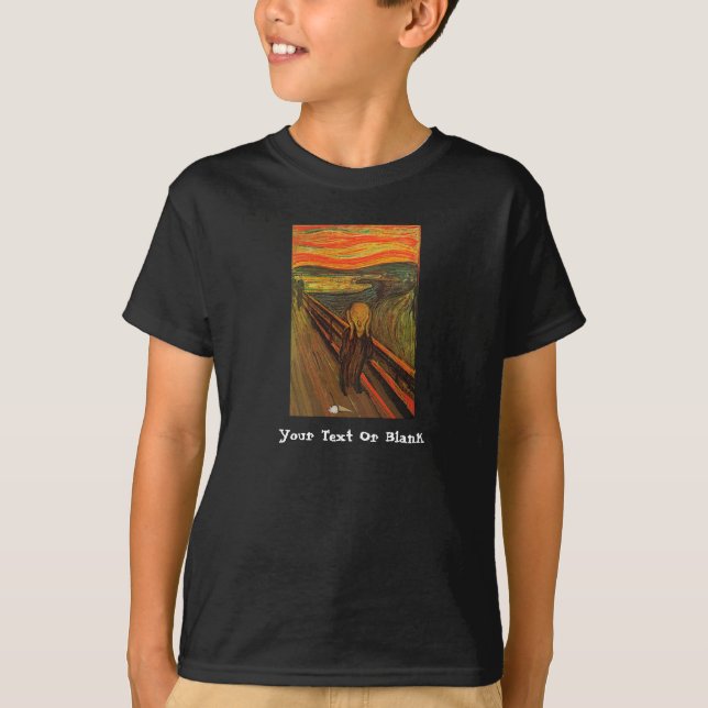 T-shirt Munch - O Gritar De Gelo (Frente)