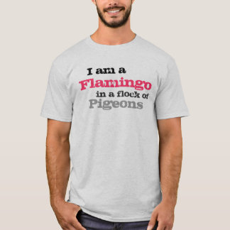 T-shirt Mundo do flamingo