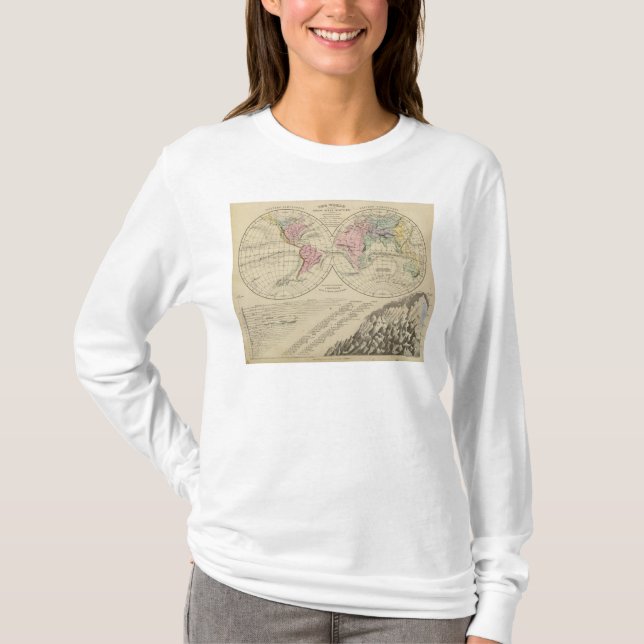 T-shirt Mundo, sistemas de rio (Frente)