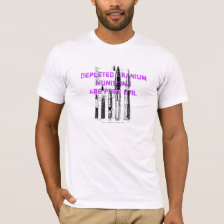 T-shirt Munições do urânio esgotado
