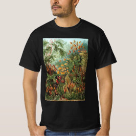 T-shirt Muscinae Antigos, Plantas de Musgo por Ernst Haeck