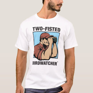 T-shirt Músculo Two-Fisted do desempenho de Birdwatcher