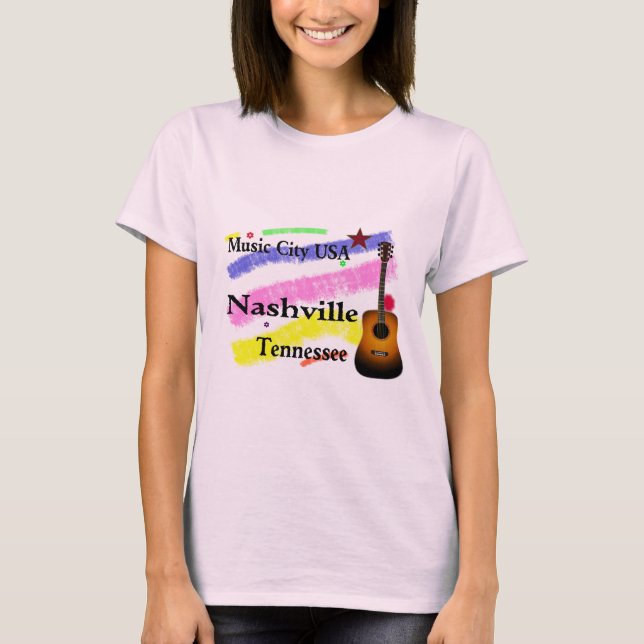 T-shirt Music City USA (Frente)