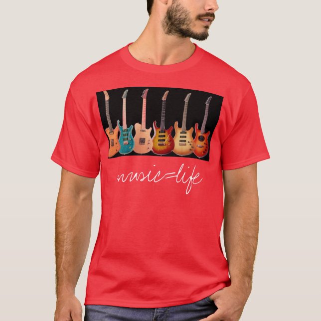 T-shirt music=life (Frente)